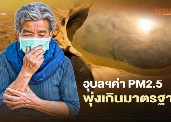 อุบลราชธานีค่า PM2.5 พุ่งเกินมาตรฐานผู้ว่าฯสั่งงดเผาทุกชนิด